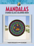 Creative Haven Mandalas Stained Glass Coloring Book, by Marty Noble