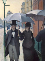 Paris Street; Rainy Day Notebook, by Gustave Caillebotte