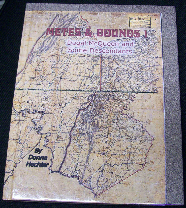 Metes & Bounds - McQueen by Porter - hard cover edition