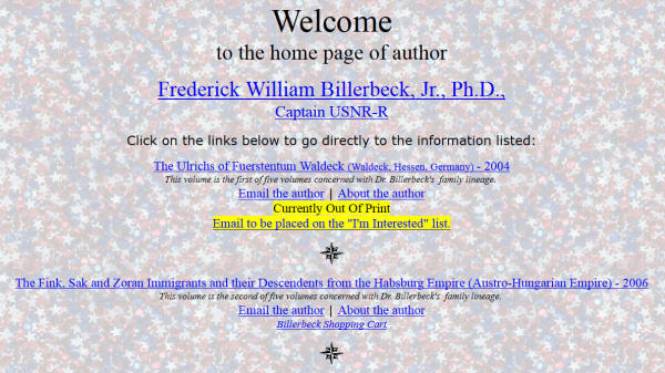 Billerbeck author home page